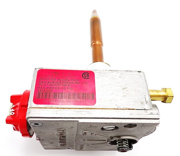 Hot Water Heater Gas Valve 21185 equivalent to SUBURBAN 160922, SW6P, CAMCO 08651, R103RV-TSLP, 28537005, RS 110-509